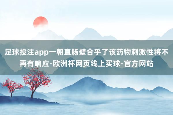 足球投注app一朝直肠壁合乎了该药物刺激性将不再有响应-欧洲杯网页线上买球-官方网站